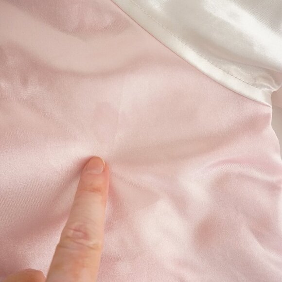 Major League Baseball New York Yankees Pink Button Up Varsity Jacket L(14/16) - Picture 8 of 13